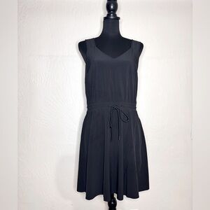 ATHLETA Savannah Strap Mini Athletic Tie‎ Waist Dress Black Women’s Small